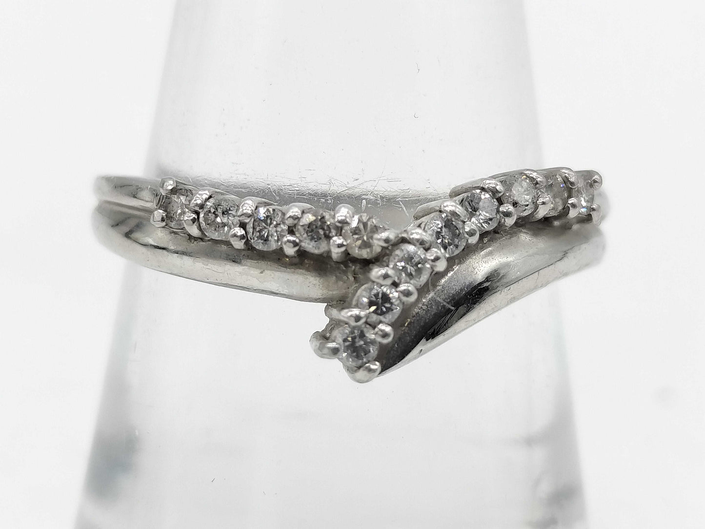 D0.27ct Pt900 3.8g Ring 