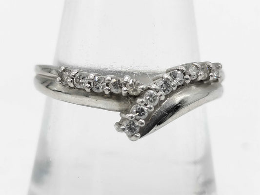 D0.27ct Pt900 3.8g Ring 