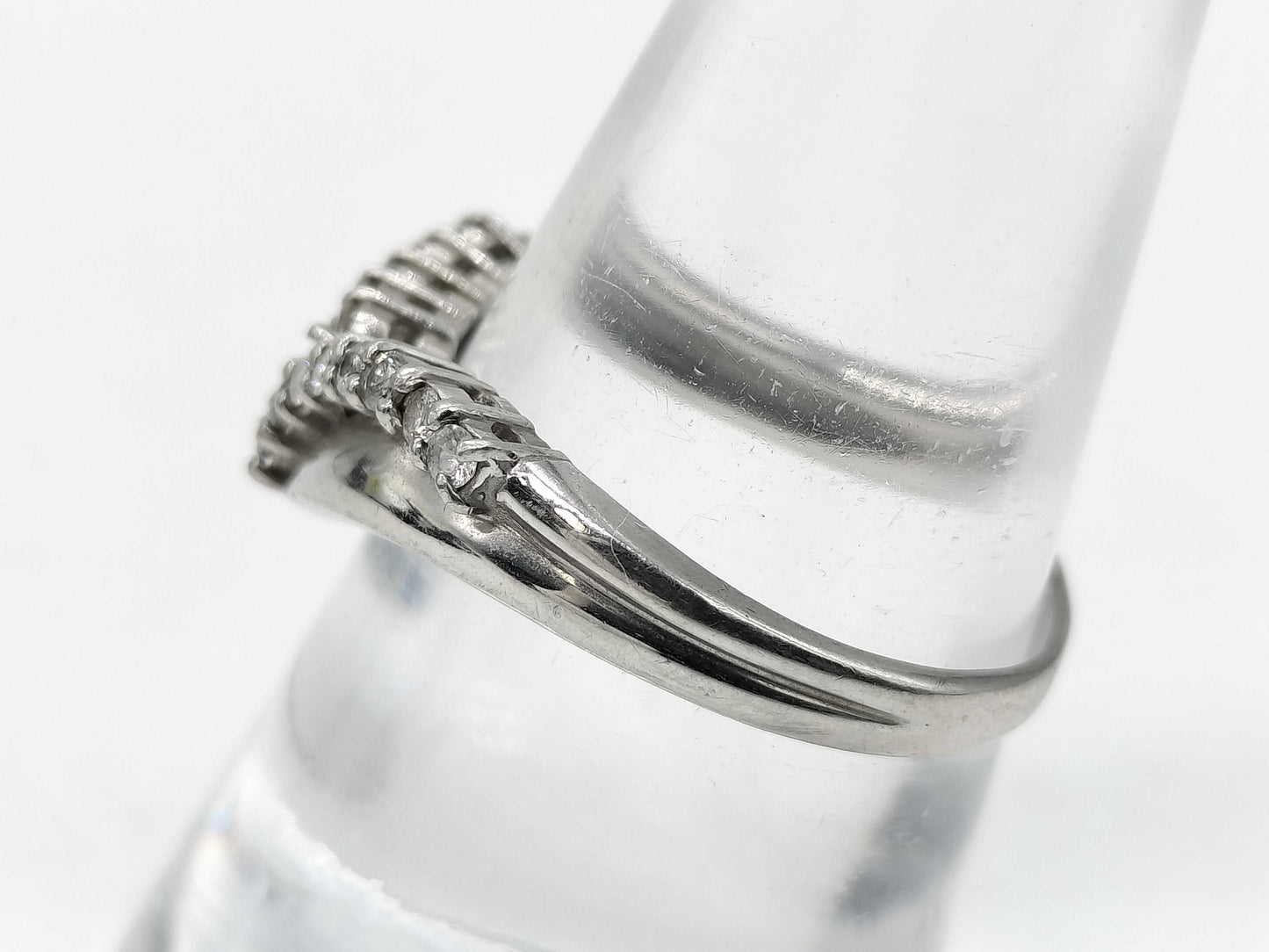 D0.27ct Pt900 3.8g Ring 