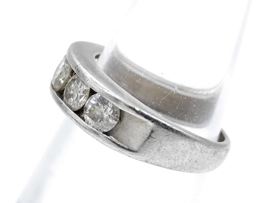 D1.00ct Pt900 4.6g Ring 