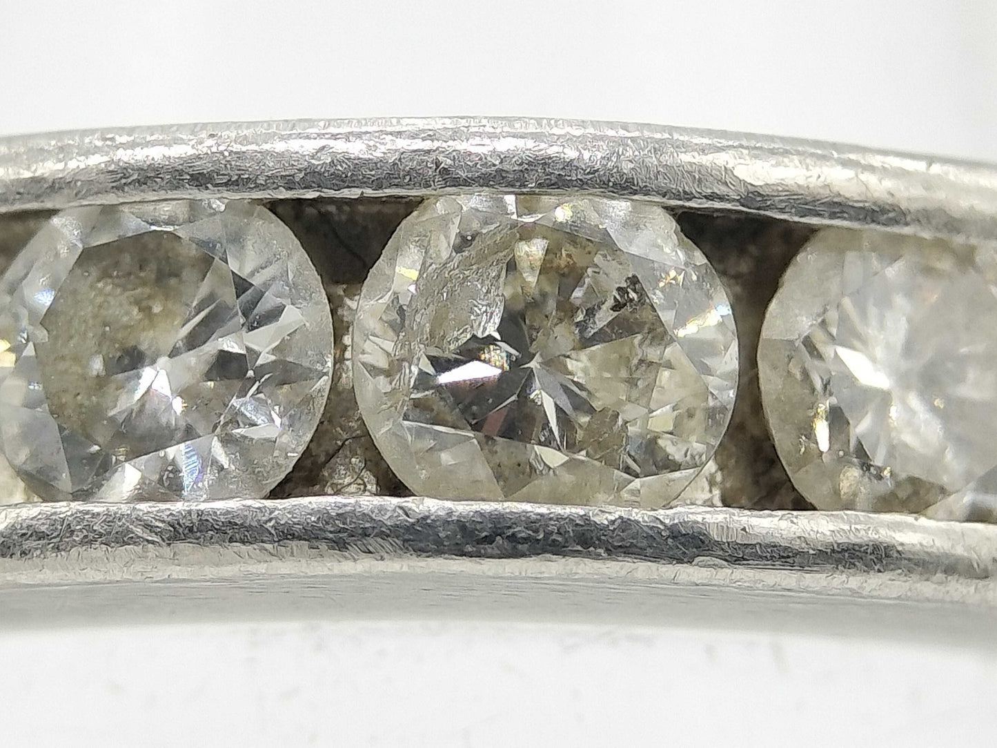 D1.00ct Pt900 4.6g Ring 