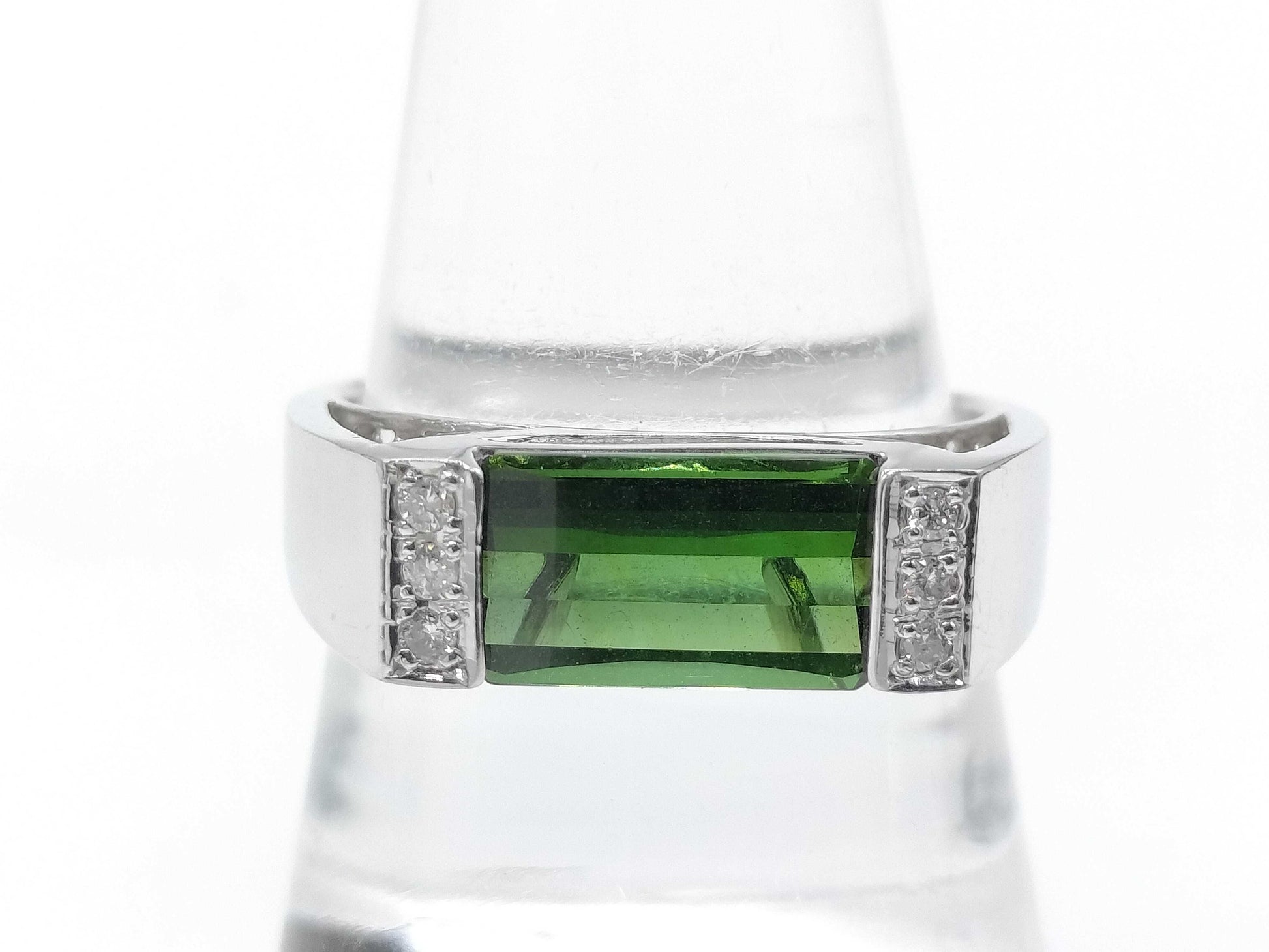 TL1.98ct D0.06ct Pt900 6.6g Ring 