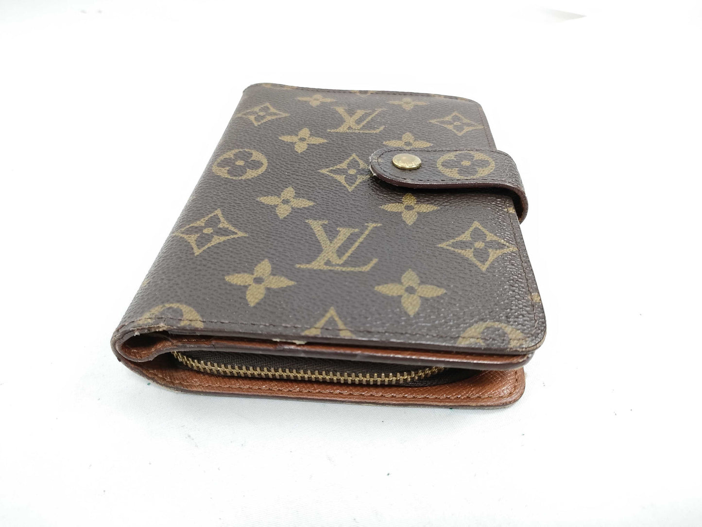 LOUIS VUITTON Monogram Porto Papie Zip Bi-Fold Wallet M61207 Wallet
