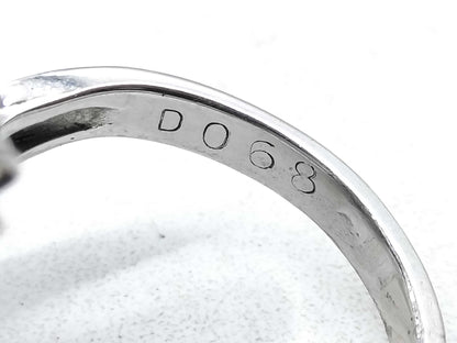 Black South Sea Pearl Ring, Diameter 10.4mm, D0.68ct, Pt900, 10.9g 