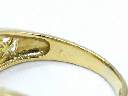 Ruby and Diamond 18K 3.2g Ring 