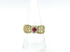 Ruby and Diamond 18K 3.2g Ring 