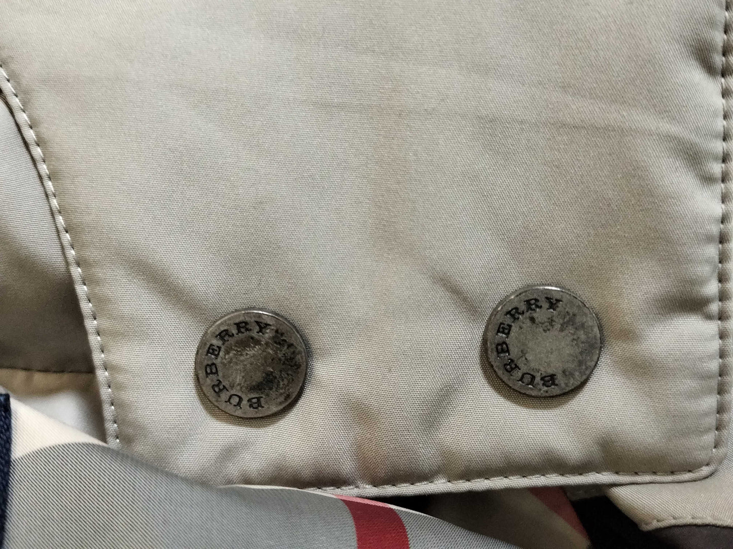 BURBERRY Down Coat Padded Hoodie Nova Check Fur Coat