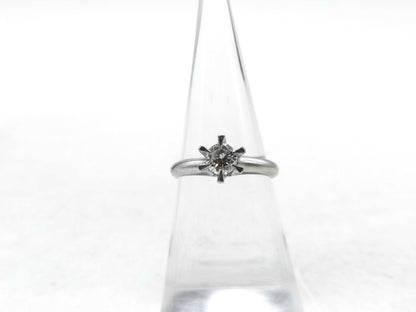 D0.37ct Pt900 4.1g Ring 