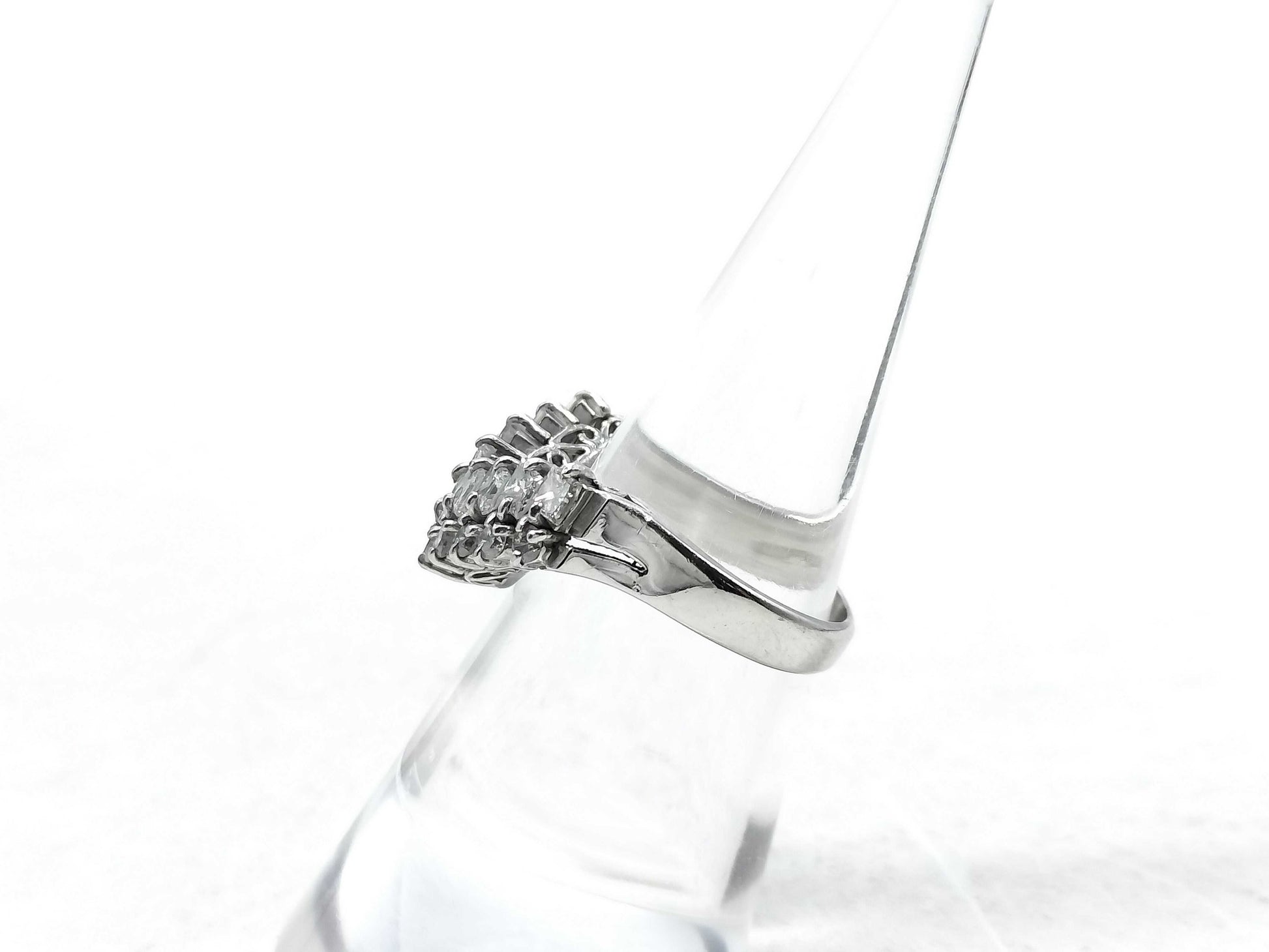 D1.00ct Pt900 5.6g Ring 