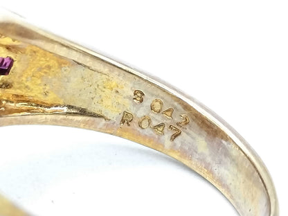 R 0.47ct S 0.42ct D 0.29ct K18 8.5g Ring 