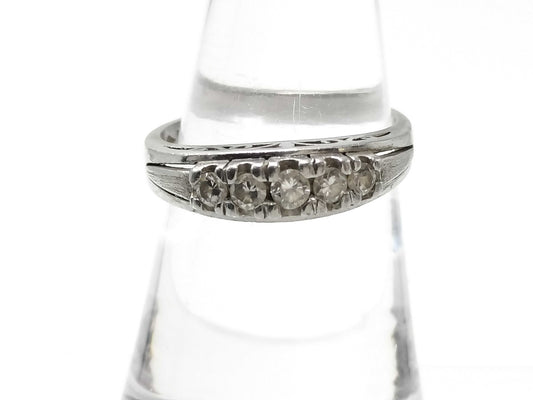 D0.30ct Pt900 5.0g Ring 