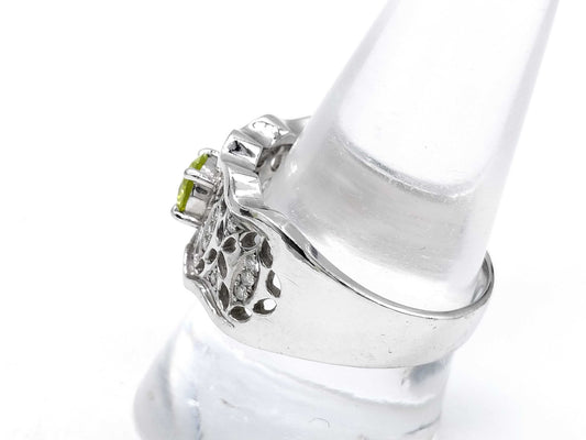 D0.476ct FD0.19ct K18WG 9.4g Ring 