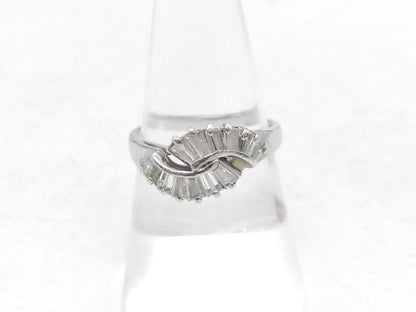 D0.78ct Pt900 4.8g Ring 