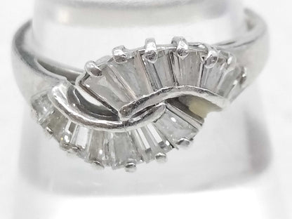 D0.78ct Pt900 4.8g Ring 