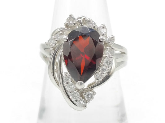 G3.39ct D0.35ct Pt900 7.4g Ring 