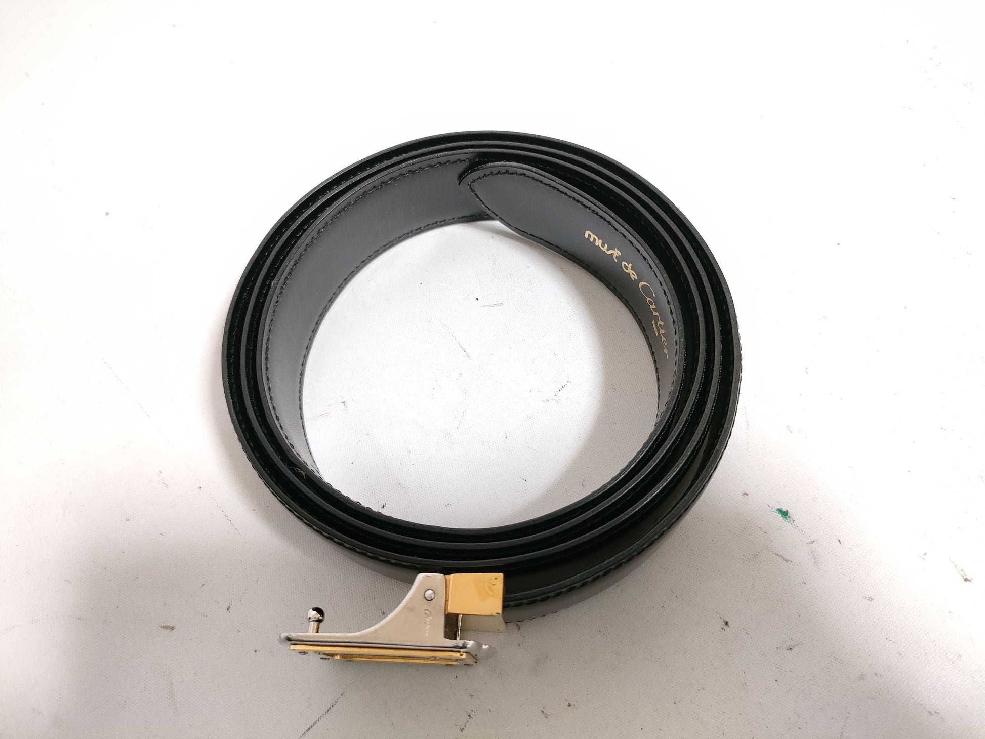 Cartier leather belt