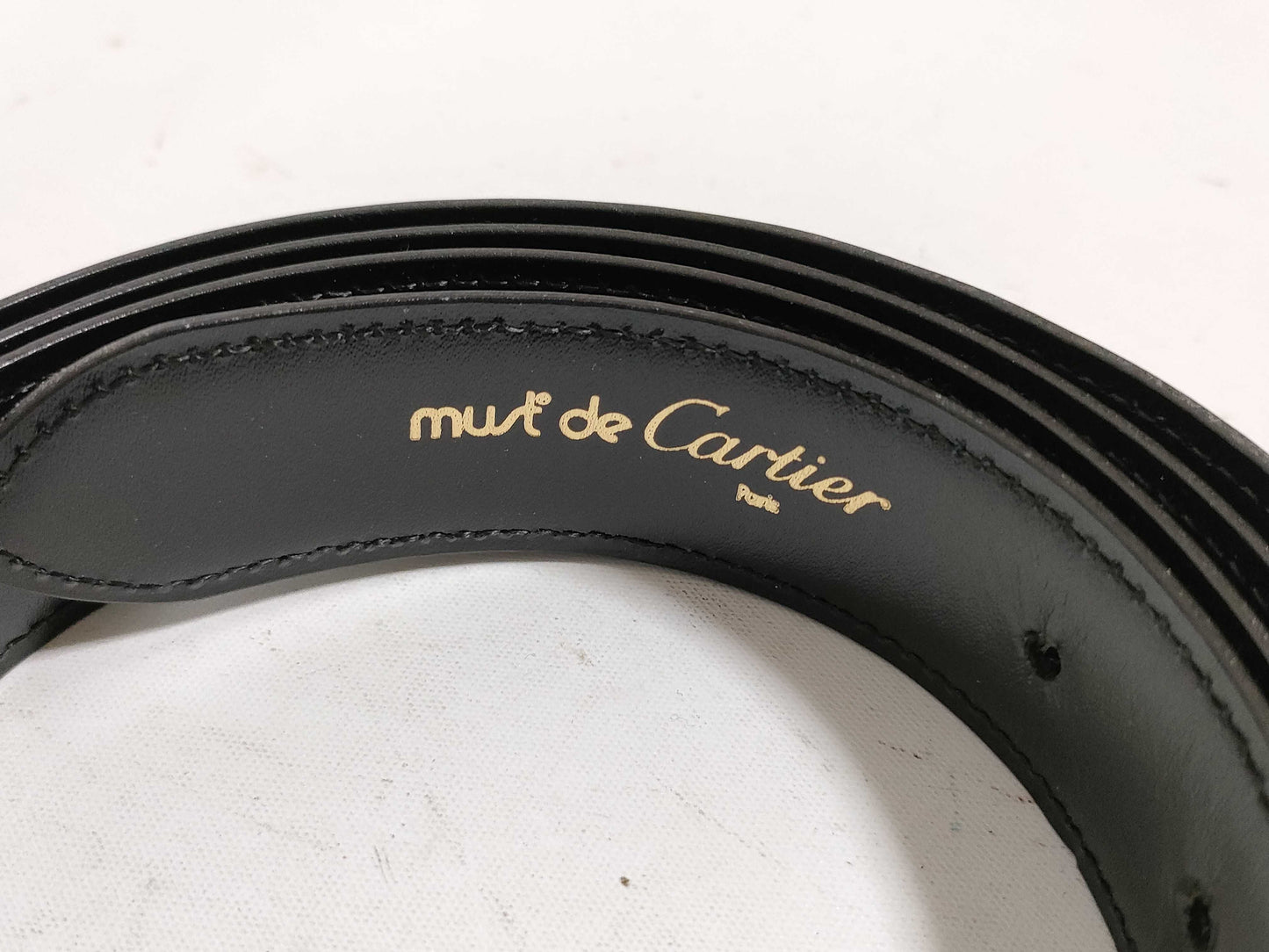 Cartier leather belt