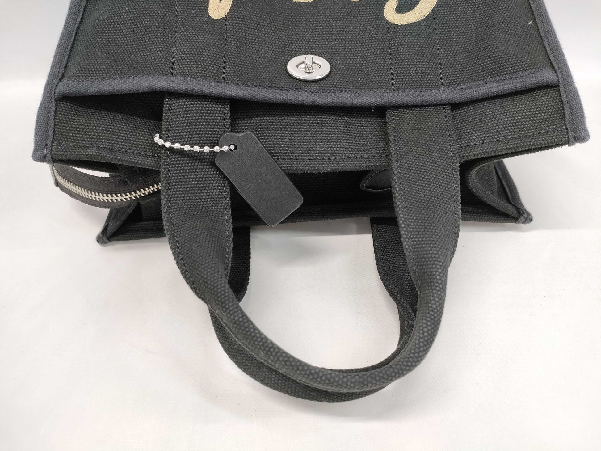 COACH Canvas Cargo Tote Handbag