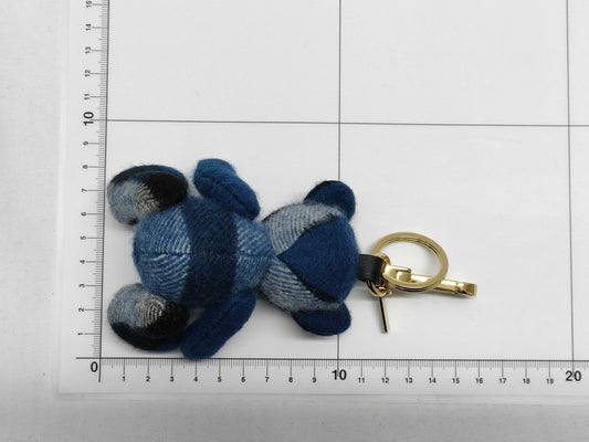 BURBERRY Thomas Bear Charm Blue Charm