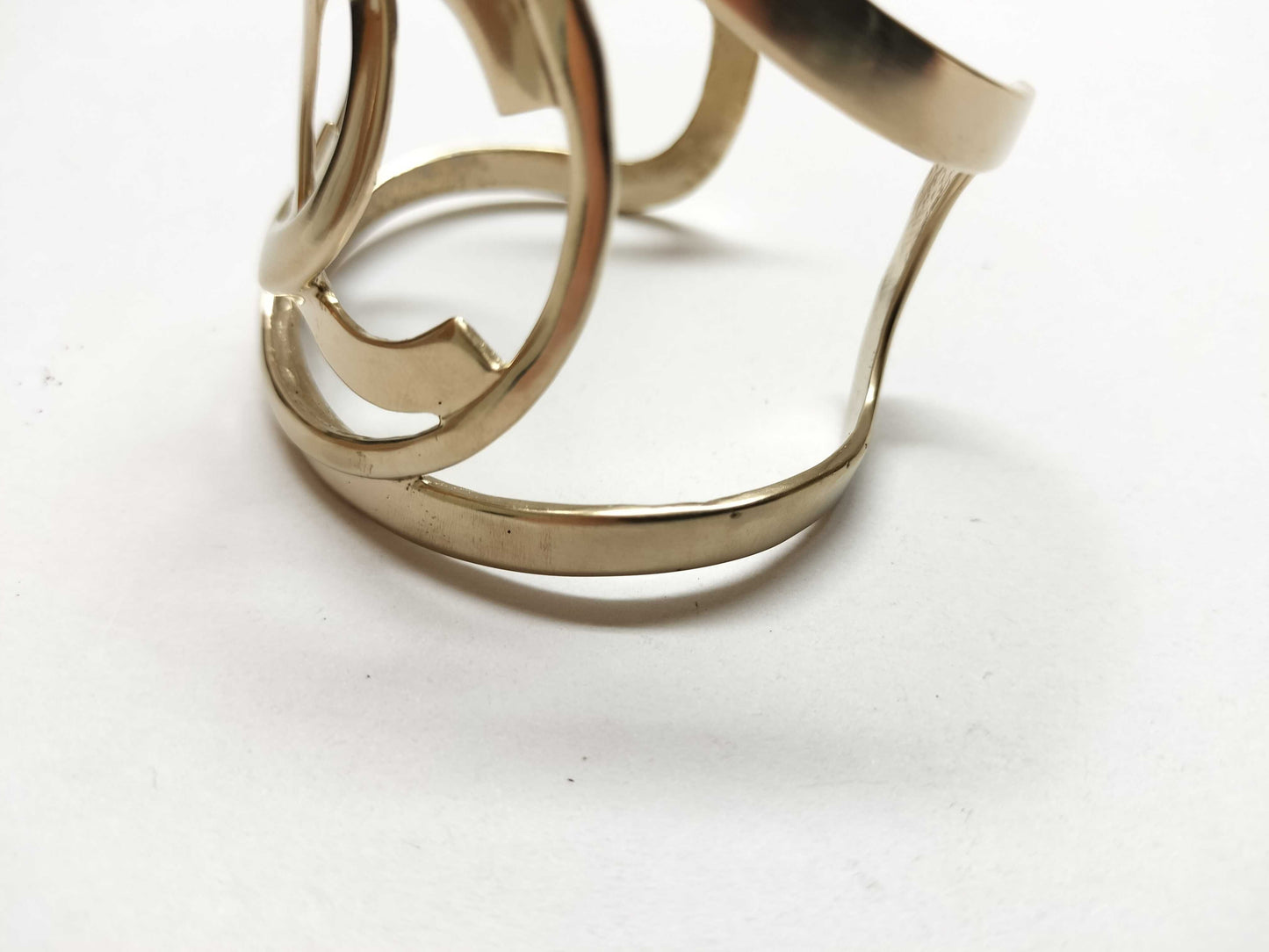 CHANEL B16 A Coco Mark Gold Bangle with Box Bracelet/Bangle