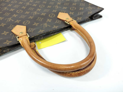 LOUIS VUITTON Monogram Sack Plastic Handbag