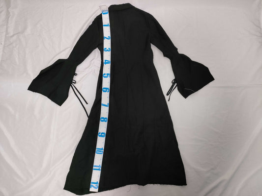 LOEWE Linen Blend Cutout Tie Sleeve Coat Coat