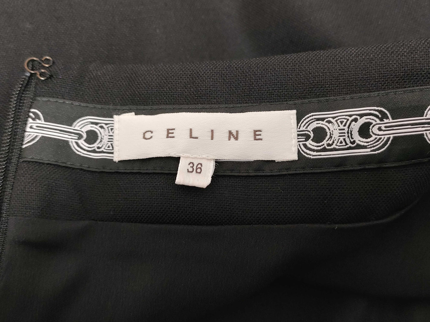 CELINE Wool Flared Skirt SV Hardware Skirt