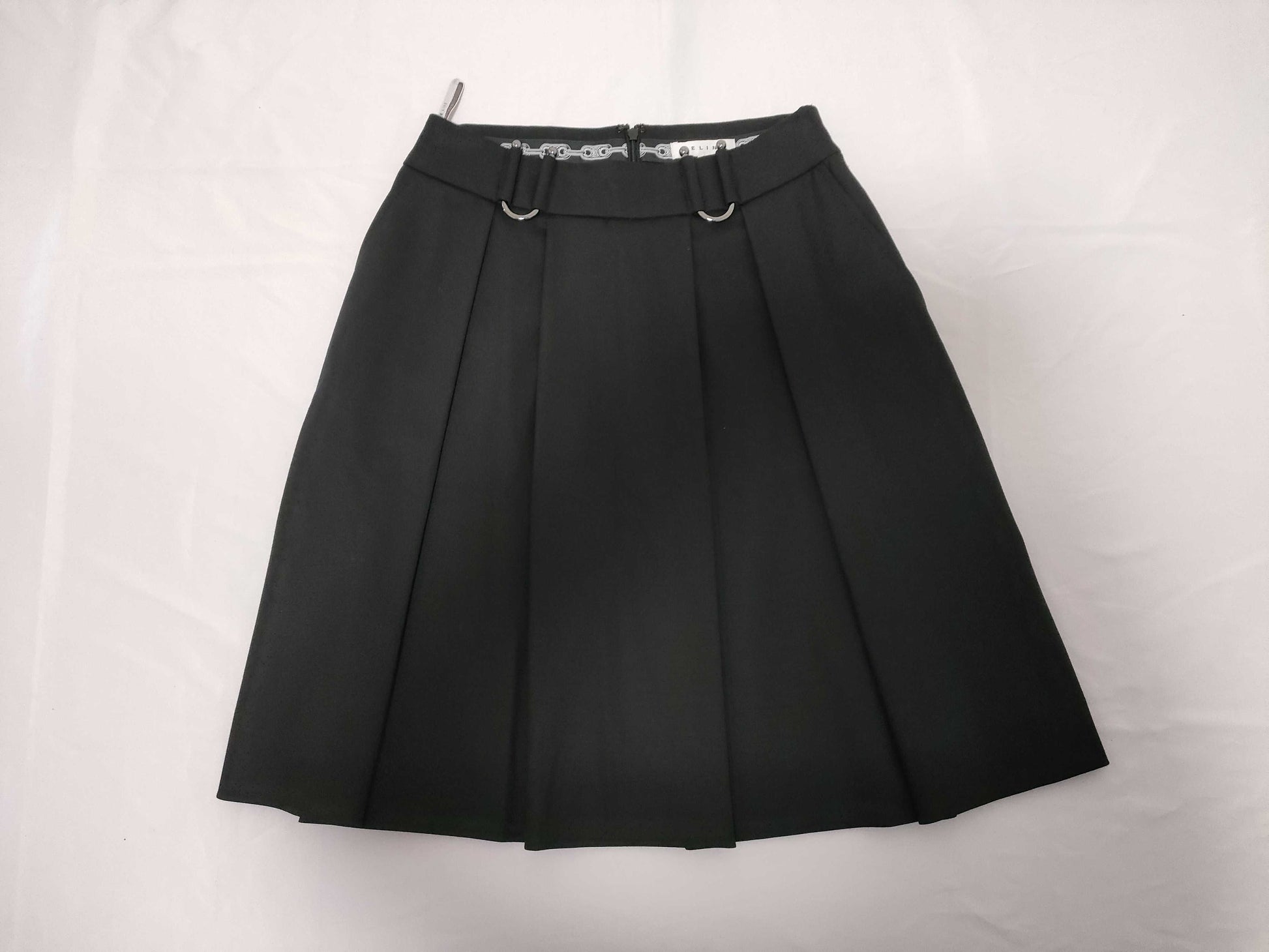 CELINE Wool Flared Skirt SV Hardware Skirt