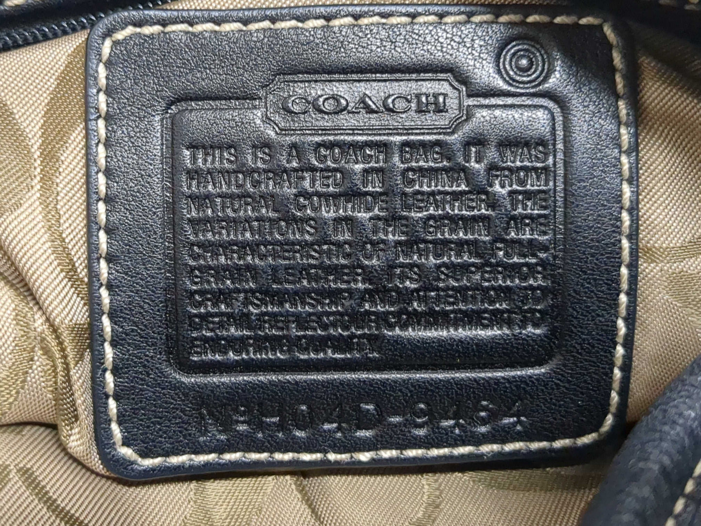 COACH bag set backpack