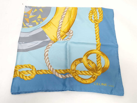 CELINE Scarf/Blue Scarf
