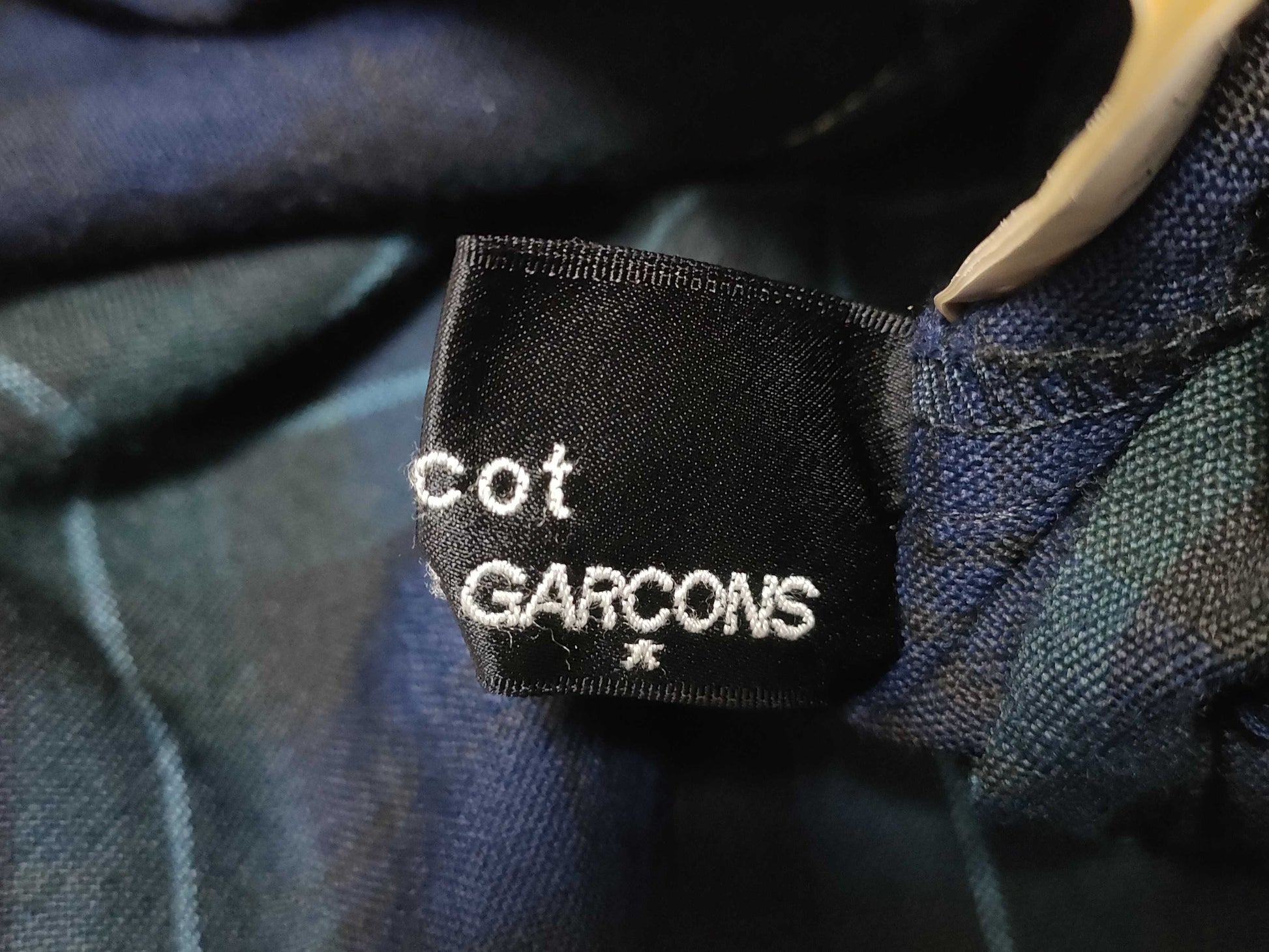 COMME des GARCONS Comme des Garcon Pants Check Pants