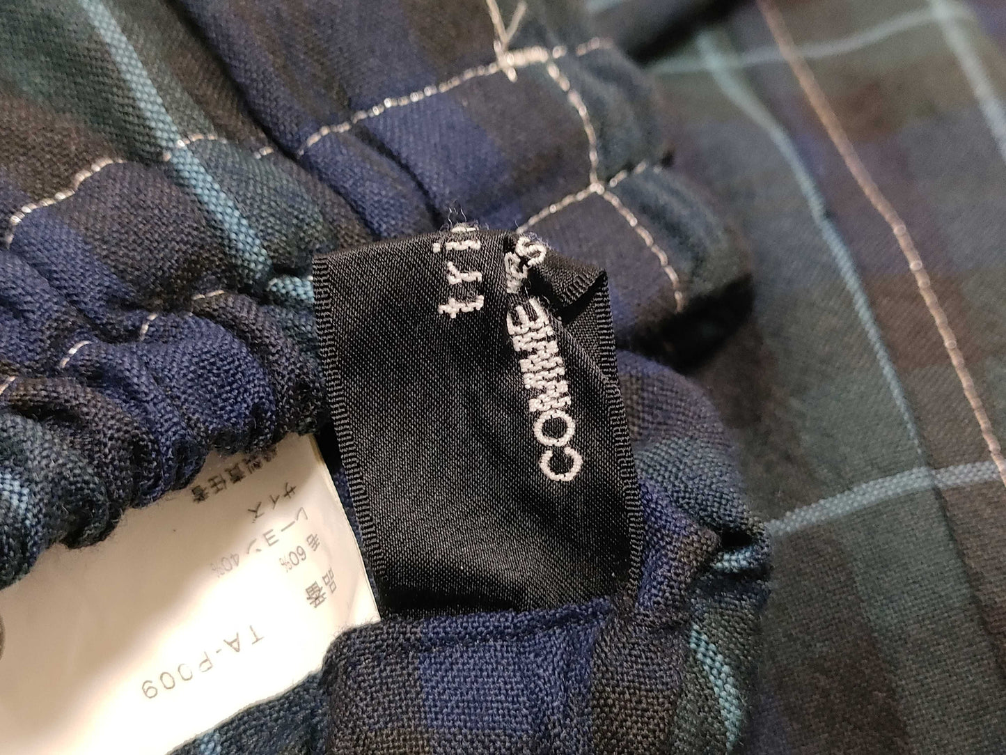 COMME des GARCONS Comme des Garcon Pants Check Pants