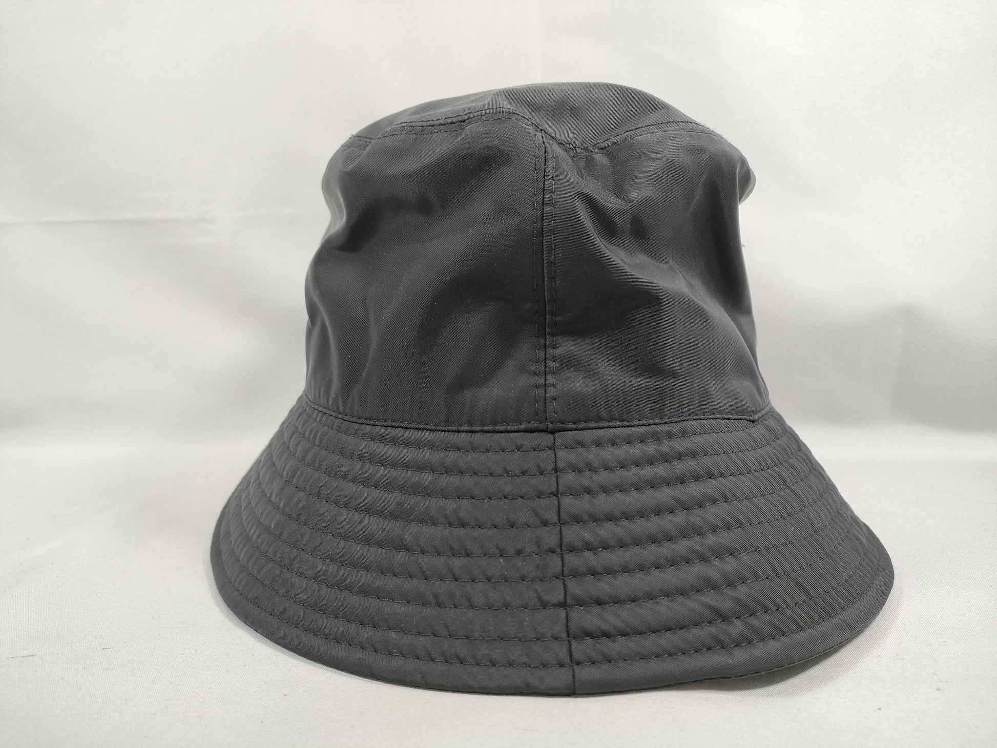 PRADA Nylon Triangle Plate Bucket Hat Other Accessories