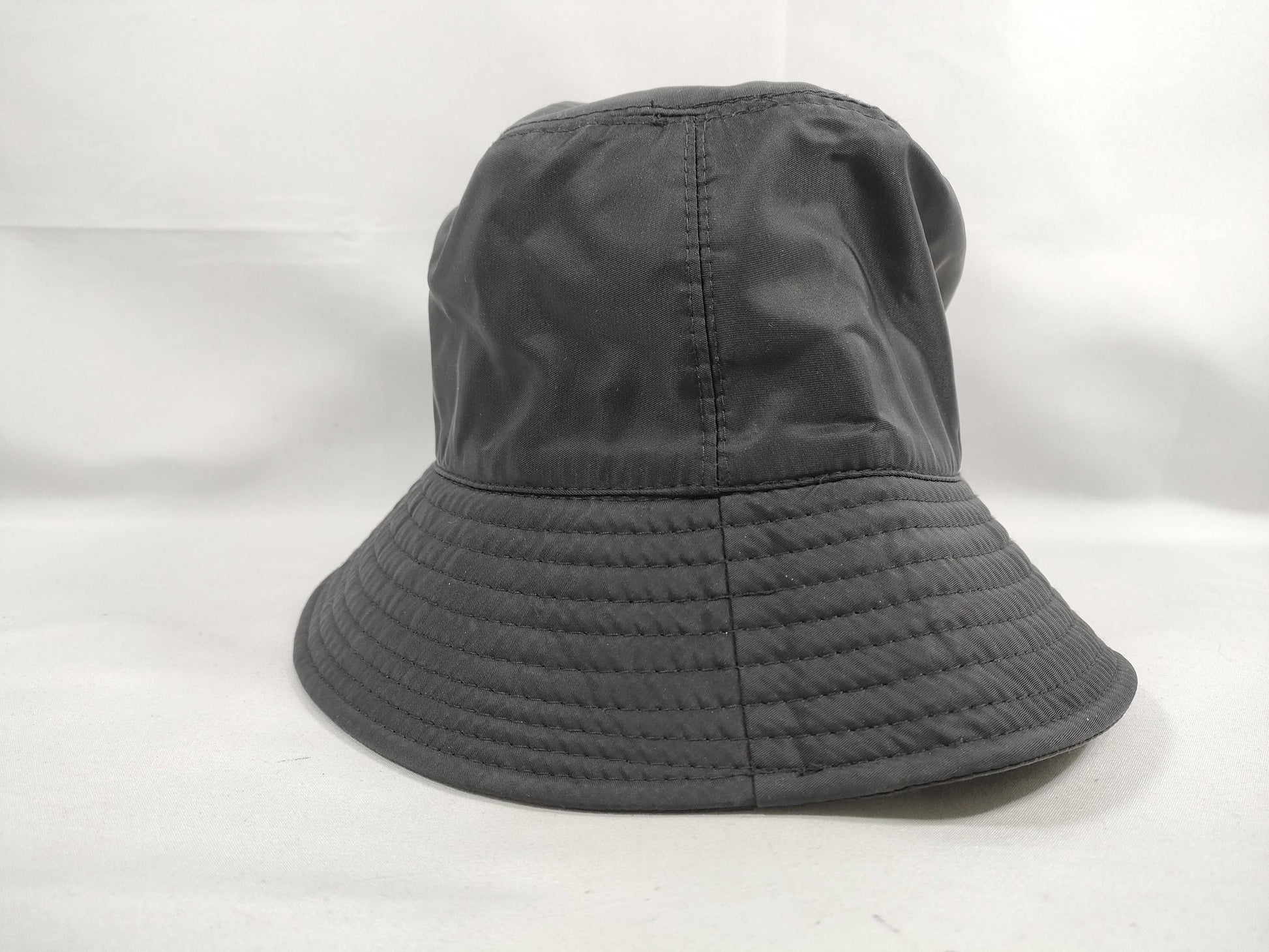 PRADA Nylon Triangle Plate Bucket Hat Other Accessories