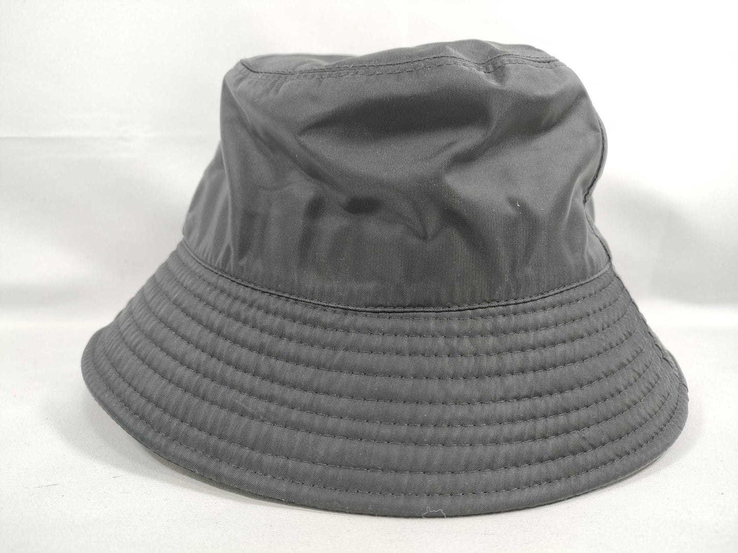PRADA Nylon Triangle Plate Bucket Hat Other Accessories