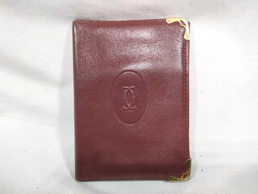 Cartier Bordeaux Pass Case, Card Case, Pass Case, Business Card Case