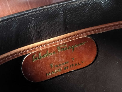 Salvatore Ferragamo Hamano 2-Piece Leather Bag Shoulder Bag