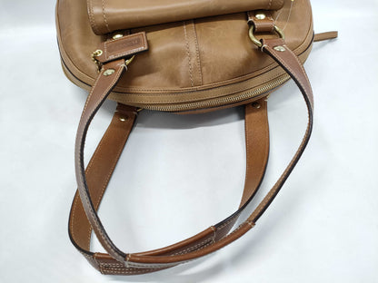 COACH Leather Camel 11843 Handbag