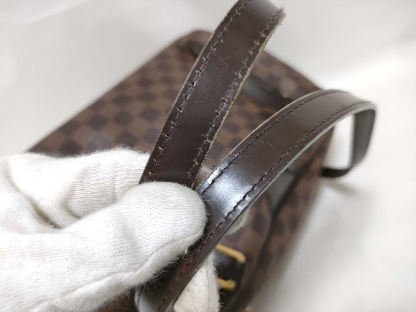 LOUIS VUITTON Damier Livington PM Shoulder Bag N41157 Shoulder Bag