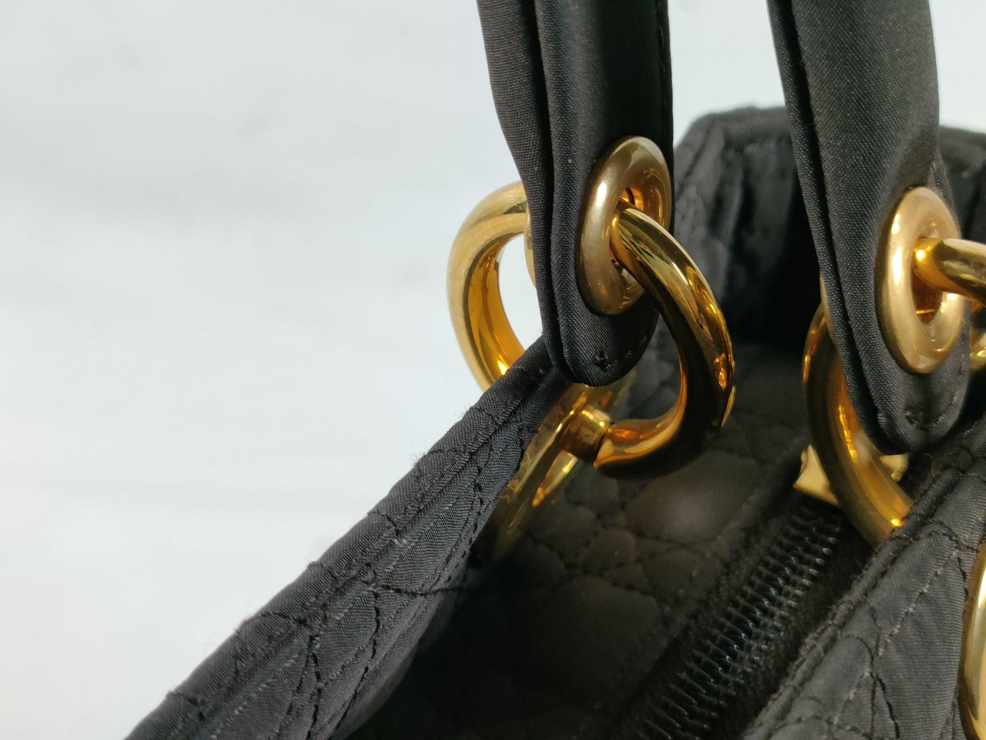 Dior Lady Dior nylon handbag