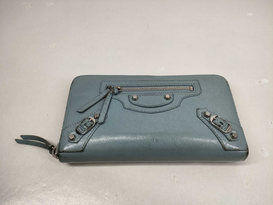 BALENCIAGA The City Round Zip Wallet City Wallet