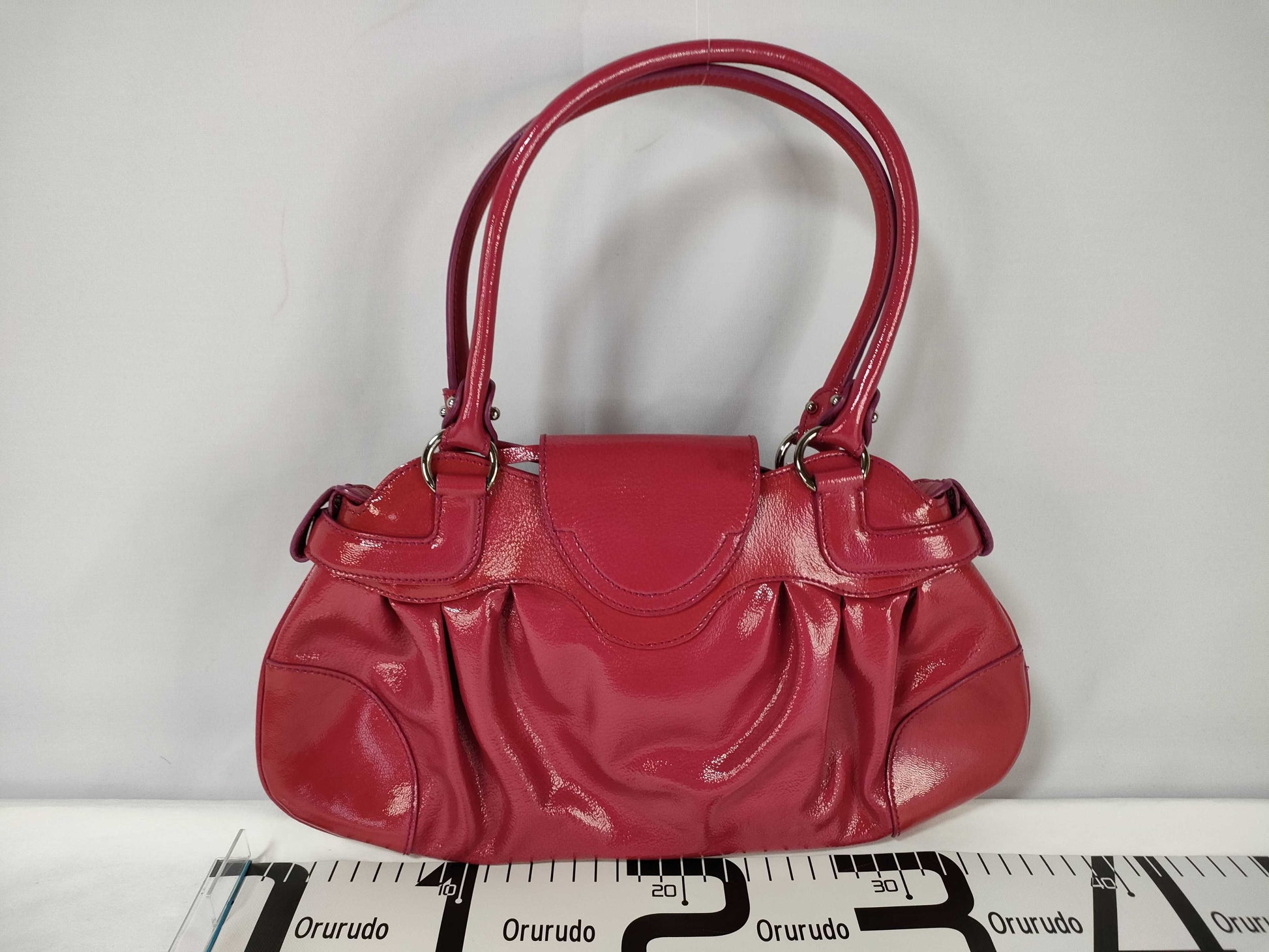 Salvatore Ferragamo enamel bag handbag