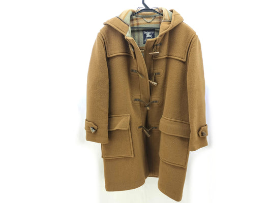 BURBERRY Wool Coat with Checked Interior