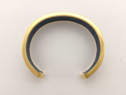 HERMES H logo open bangle bracelet/bangle