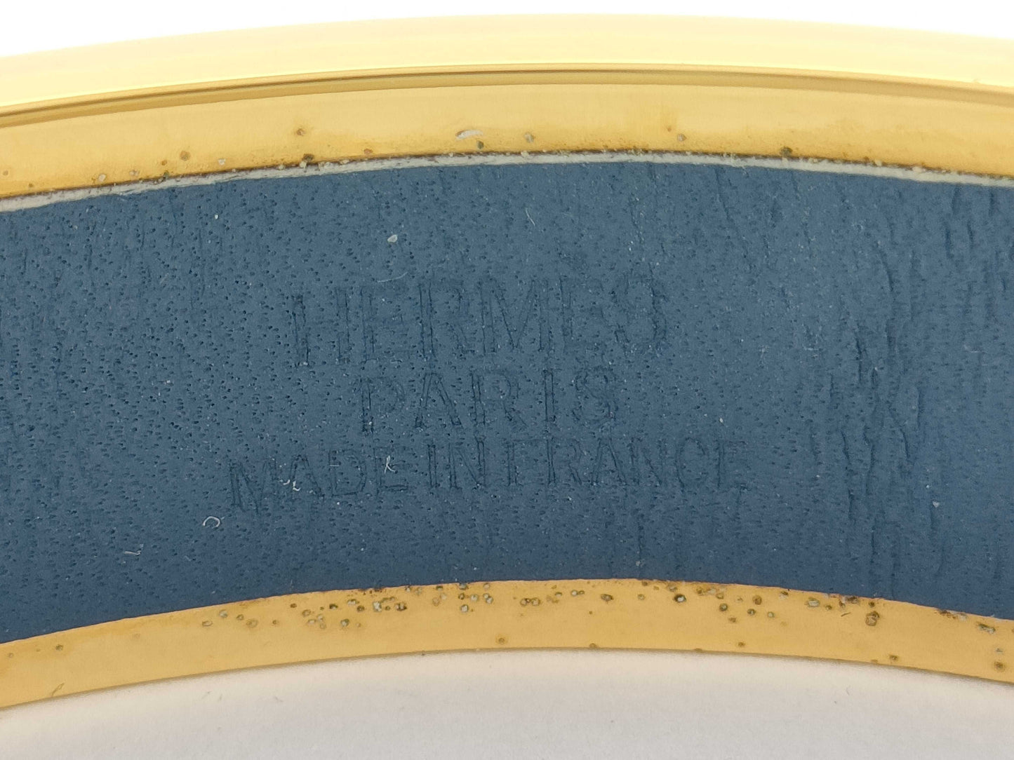 HERMES H logo open bangle bracelet/bangle