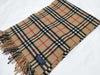 BURBERRY wool Nova check scarf