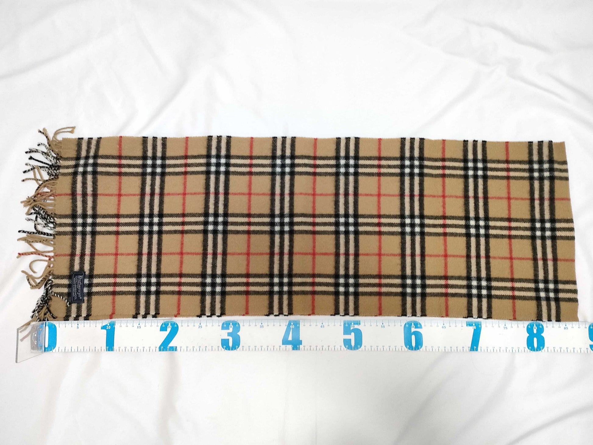BURBERRY wool Nova check scarf