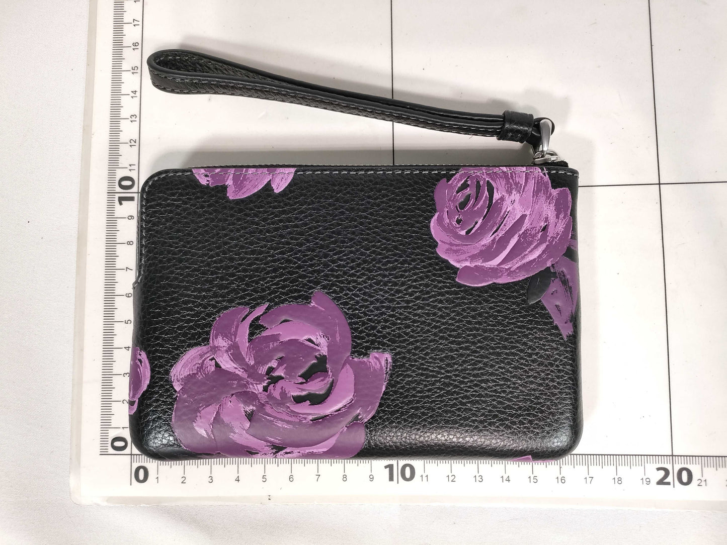 COACH floral pouch