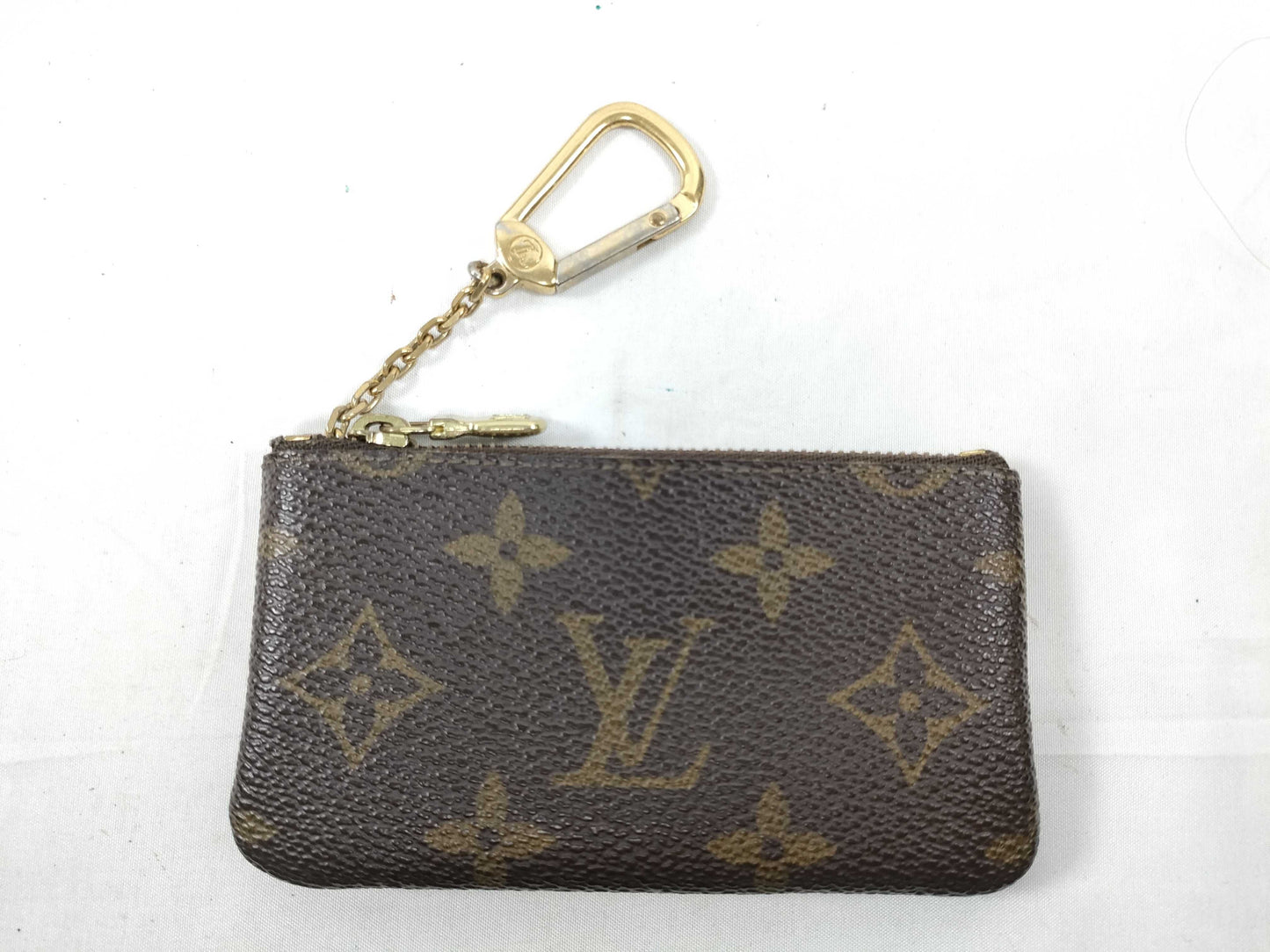LOUIS VUITTON Monogram M62650 Pochette Cle Coin Case Coin Case