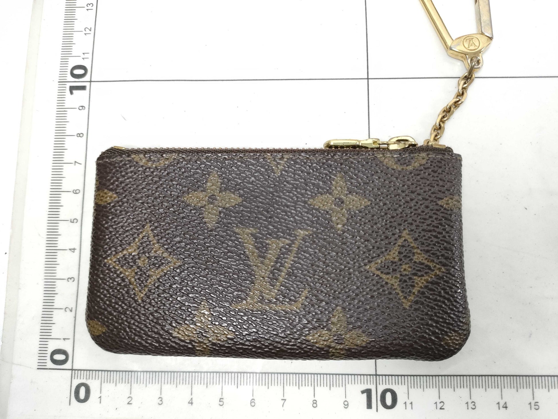 LOUIS VUITTON Monogram M62650 Pochette Cle Coin Case Coin Case